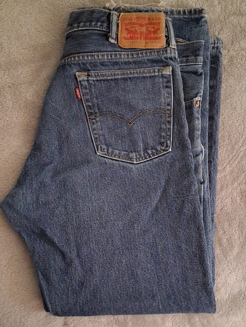 Levi's Men's Blue Relaxed Fit Denim Jeans